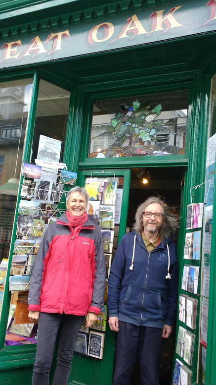 me and Clive outside