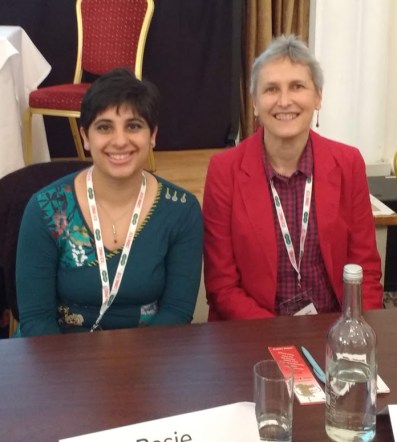 Me and Rosie at signing table