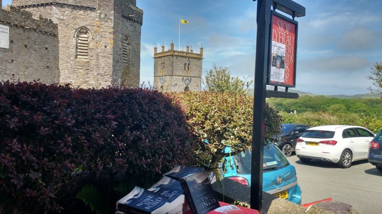 view from signing table