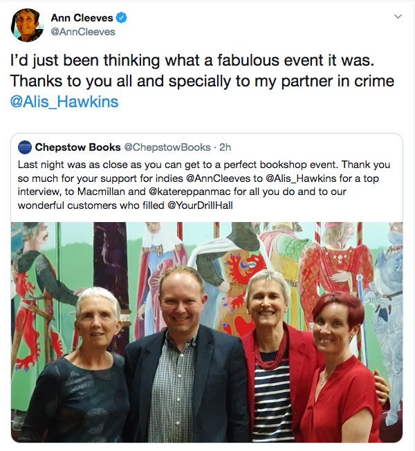 Chepstow Ann Cleeves event